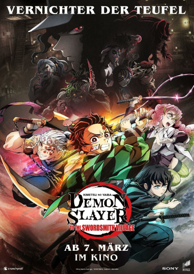Filmplakat Demon Slayer: Kimetsu No Yaiba - To The Swordsmith Village