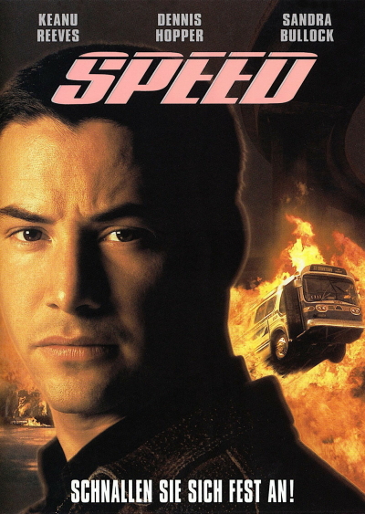 Filmplakat SPEED (Keanu Reeves, Sandra Bullock) 