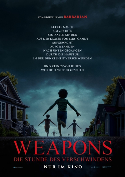 Filmplakat NEU IM KINO: WEAPONS 