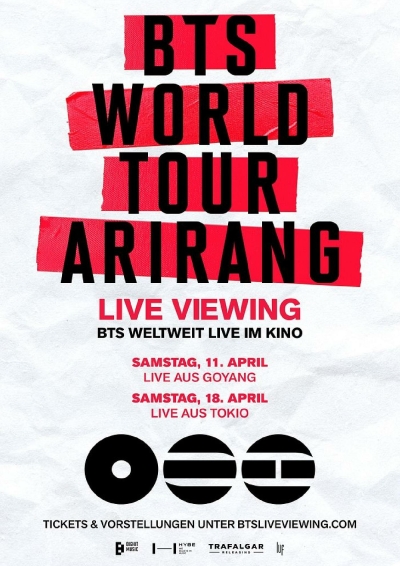 Filmplakat BTS WORLD TOUR ´ARIRANG´ LIVE VIEWING 