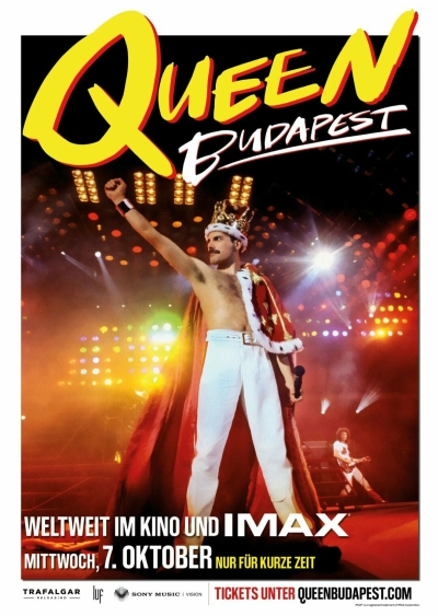 Filmplakat QUEEN BUDAPEST: Konzertfilm & Live-Musik 