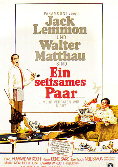Filmplakat Ein seltsames Paar- Movie Classics