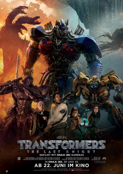 Filmplakat Transformers: The Last Knight